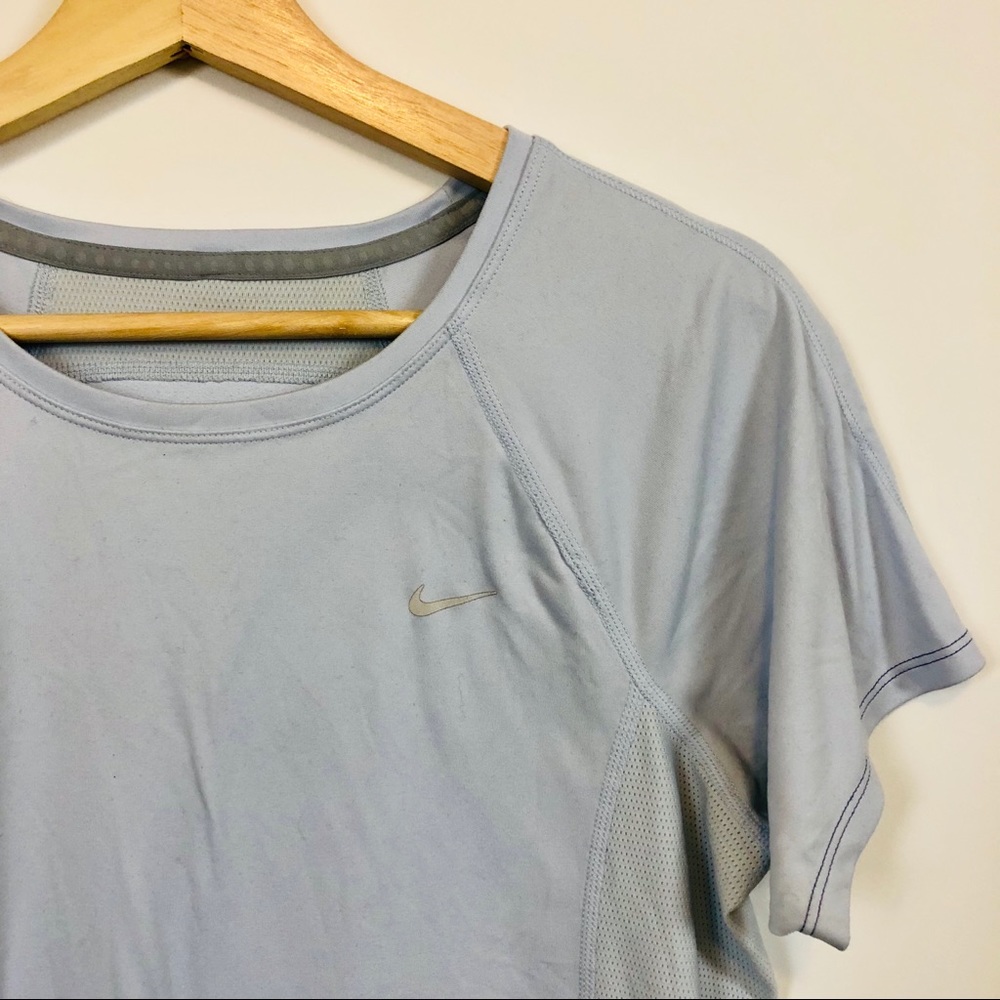 Nike Light Blue Short Sleeve Dri-FIT Tee
